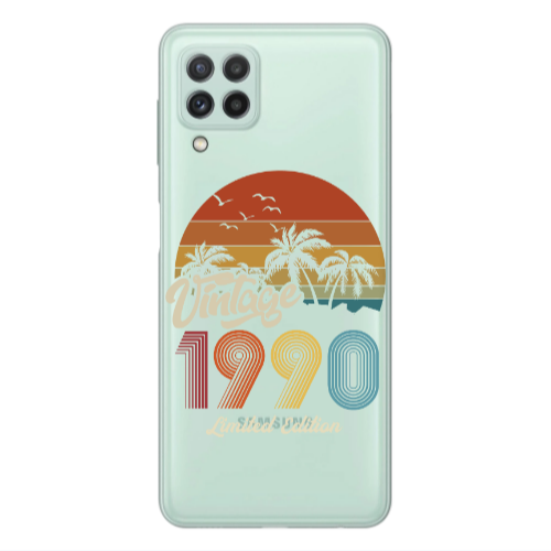 Samsung A22 4G Vintage Transparent Silicone TPU Θήκη