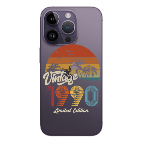 Apple iPhone 14 Pro  Vintage Transparent Silicone TPU Θήκη