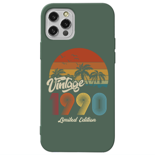 Apple iPhone 13 Pro Vintage Dark Green Colored Silicone TPU Θήκη