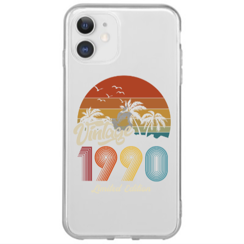 Apple iPhone 12 Mini Vintage Transparent Silicone TPU Θήκη