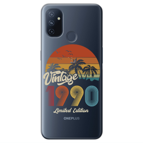 Oneplus Nord 100 Vintage Transparent Silicone TPU Θήκη