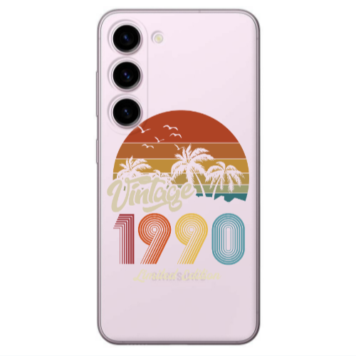 Samsung S23 Vintage Transparent Silicone TPU Θήκη