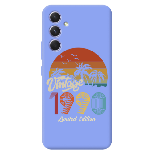 Samsung A54 Vintage Light Purple Colored Silicone TPU Θήκη