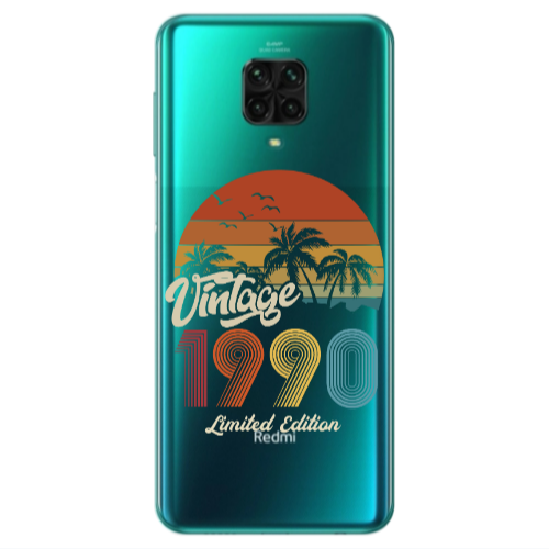 Xiaomi Redmi Note 9S Vintage Transparent Silicone TPU Θήκη