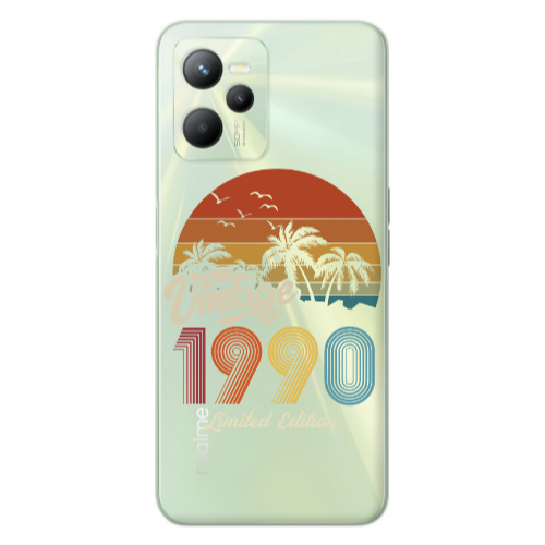 Realme C35 Vintage Transparent Silicone TPU Θήκη