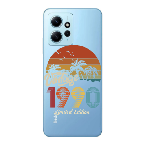 Xiaomi Redmi Note 12 4G Vintage Transparent Silicone TPU Θήκη