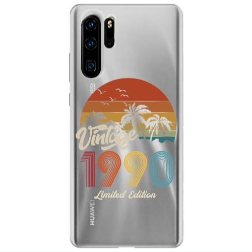 Huawei P30 Pro Vintage Transparent Silicone TPU Θήκη