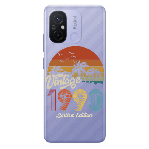 Xiaomi Redmi 12C Vintage Transparent Silicone TPU Θήκη
