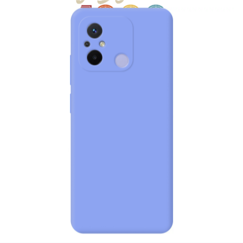 Xiaomi Redmi 12C Vintage Light Purple Colored Silicone TPU Θήκη