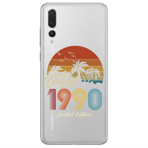 Huawei P20 Pro Vintage Transparent Silicone TPU Θήκη