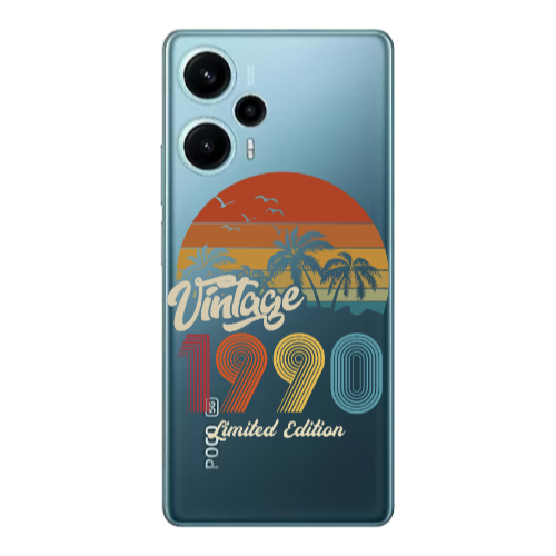 Xiaomi Poco F5 Vintage Transparent Silicone TPU Θήκη