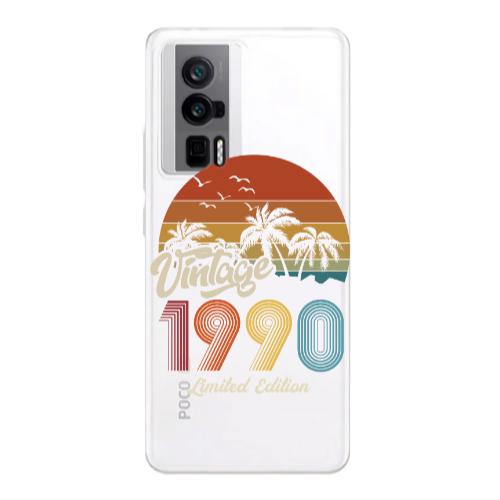 Xiaomi Poco F5 Pro Vintage Transparent Silicone TPU Θήκη
