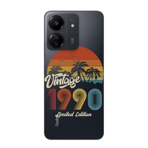 Xiaomi Redmi 13C Vintage Transparent Silicone TPU Θήκη