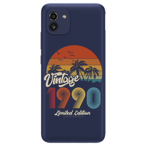 Samsung A03 Vintage Transparent Silicone TPU Θήκη