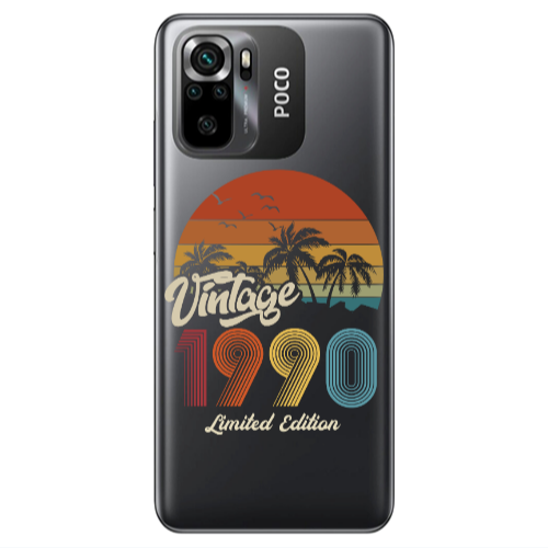 Xiaomi Poco M5 s Vintage Transparent Silicone TPU Θήκη