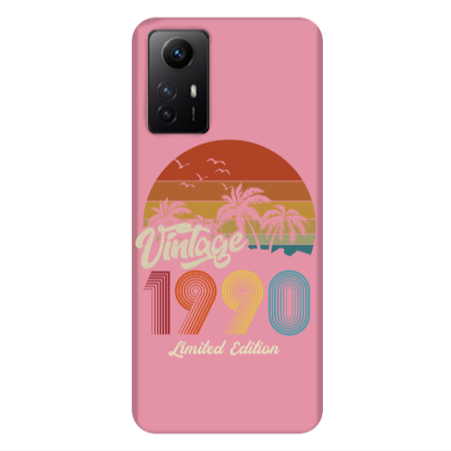 Xiaomi Redmi Note 12s Vintage Pink Colored Silicone TPU Θήκη