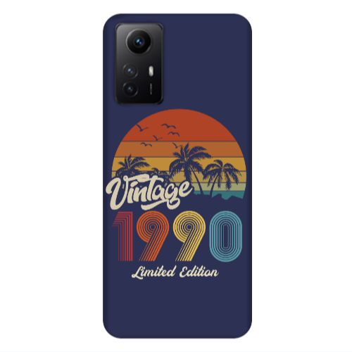 Xiaomi Redmi Note 12s Vintage Dark blue Colored Silicone TPU Θήκη