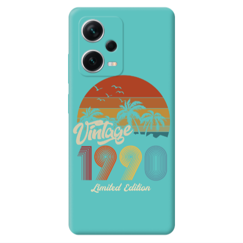 Xiaomi Poco X5 Vintage Turquoise Colored Silicone TPU Θήκη