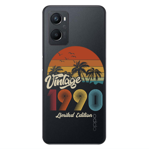 Oppo A 96 Vintage Transparent Silicone TPU Θήκη