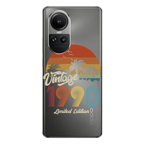 Oppo Reno10 5G Vintage Transparent Silicone TPU Θήκη