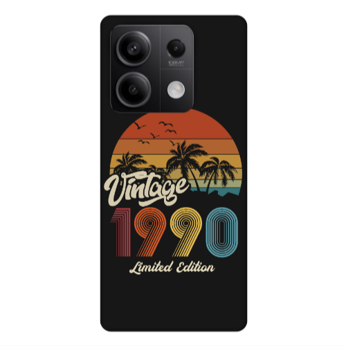 Xiaomi Redmi Note 13 5G Vintage Black Colored Silicone TPU Θήκη