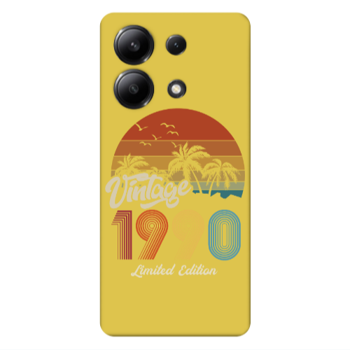 Xiaomi Redmi Note 13 4G Vintage Yellow Colored Silicone TPU Θήκη
