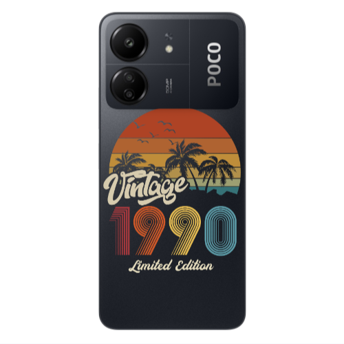 Xiaomi Poco C65 Vintage Transparent Silicone TPU Θήκη