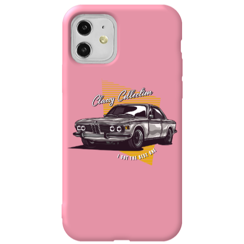 Apple iPhone 11  Classy Collection Pink Colored Silicone TPU Θήκη