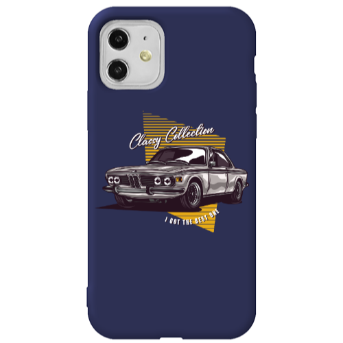 Apple iPhone 11  Classy Collection Dark blue Colored Silicone TPU Θήκη