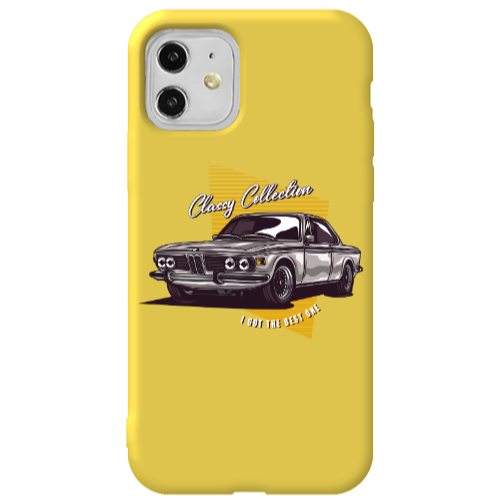 Apple iPhone 11  Classy Collection Yellow Colored Silicone TPU Θήκη