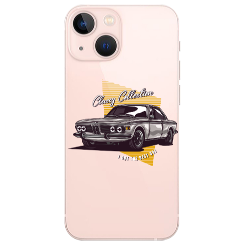 Apple iPhone 13 Classy Collection Transparent Silicone TPU Θήκη