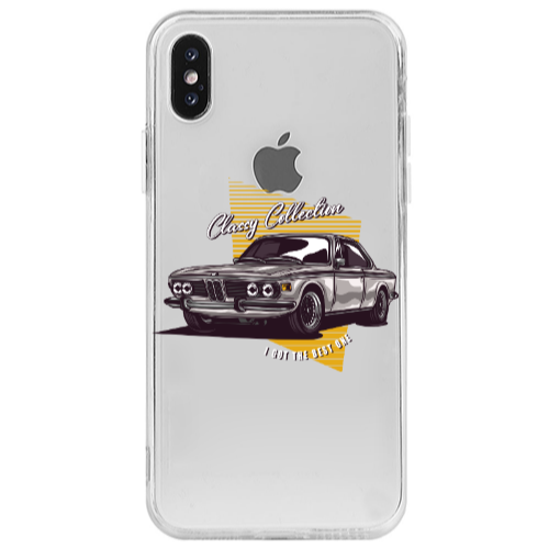 Apple iPhone X Classy Collection Transparent Silicone TPU Θήκη