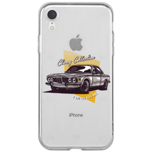 Apple iPhone Xr Classy Collection Transparent Silicone TPU Θήκη