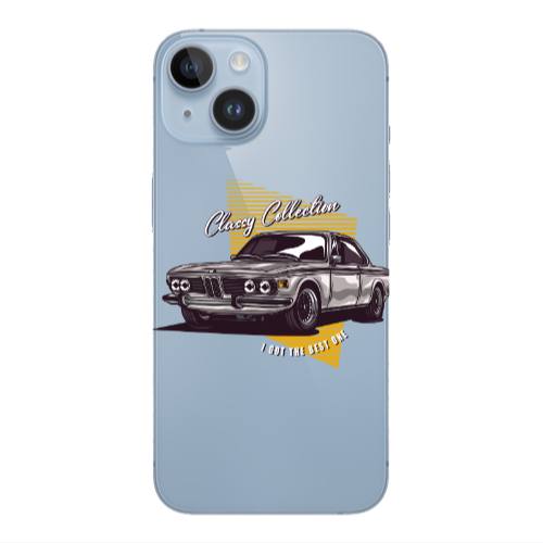 Apple iPhone 14  Classy Collection Transparent Silicone TPU Θήκη
