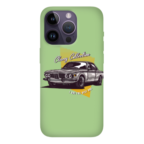 Apple iPhone 14 Pro Max Classy Collection Light Green Colored Silicone TPU Θήκη