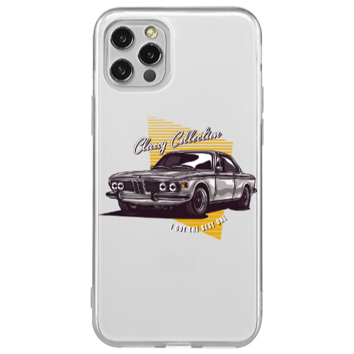 Apple iPhone 12 Pro Classy Collection Transparent Silicone TPU Θήκη