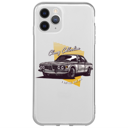 Apple iPhone 12 Pro Max Classy Collection Transparent Silicone TPU Θήκη