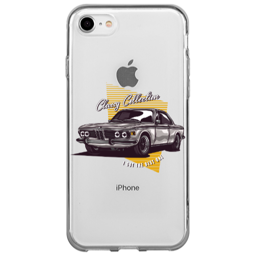 Apple iPhone 7 Classy Collection Transparent Silicone TPU Θήκη