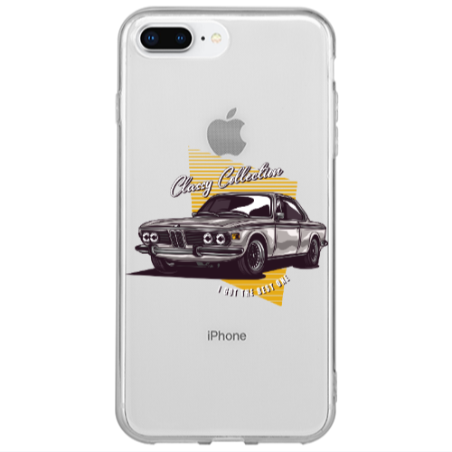 Apple iPhone 7 Plus Classy Collection Transparent Silicone TPU Θήκη