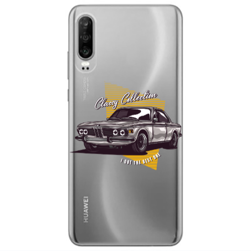 Huawei P30 Classy Collection Transparent Silicone TPU Θήκη