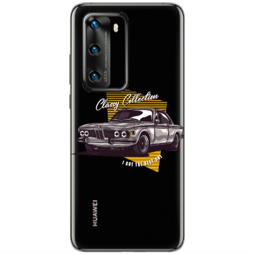 Huawei P40 Classy Collection Transparent Silicone TPU Θήκη