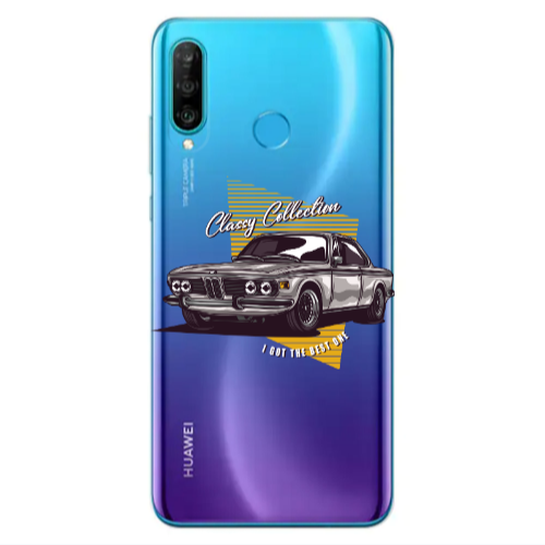 Huawei P30 Lite Classy Collection Transparent Silicone TPU Θήκη