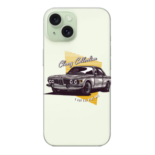 Apple iPhone 15 Plus Classy Collection Transparent Silicone TPU Θήκη