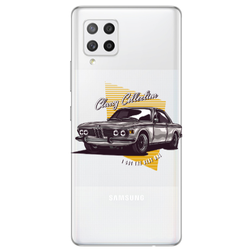 Samsung A42 5G Classy Collection Transparent Silicone TPU Θήκη