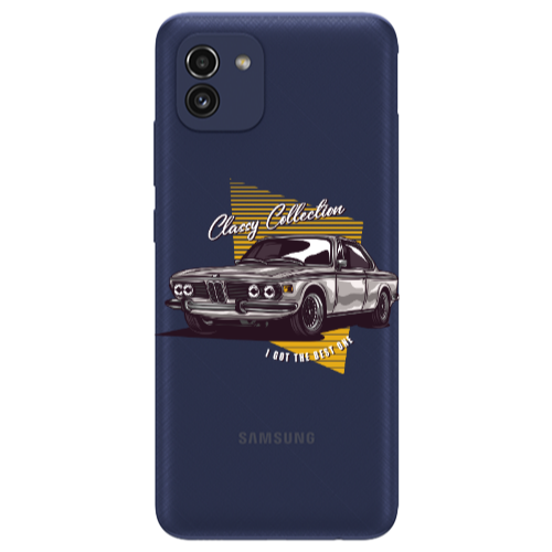 Samsung A03 Classy Collection Transparent Silicone TPU Θήκη
