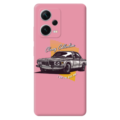Xiaomi Poco X5 Classy Collection Pink Colored Silicone TPU Θήκη