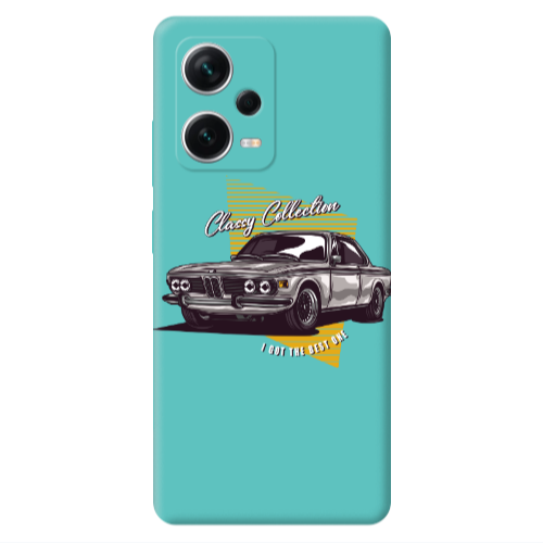 Xiaomi Poco X5 Classy Collection Turquoise Colored Silicone TPU Θήκη