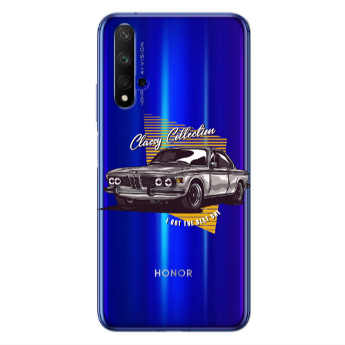 Huawei Nova 5 T Classy Collection Transparent Silicone TPU Θήκη
