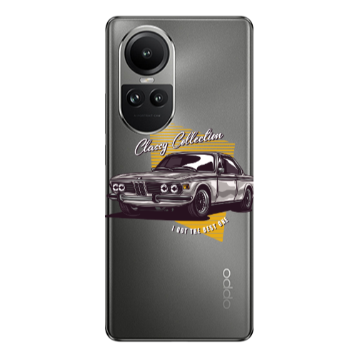 Oppo Reno10 5G Classy Collection Transparent Silicone TPU Θήκη