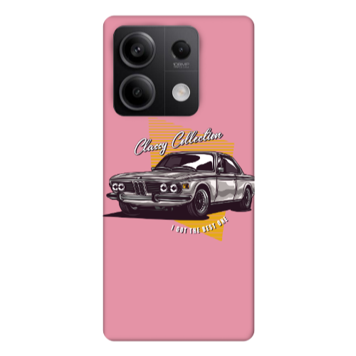 Xiaomi Redmi Note 13 5G Classy Collection Pink Colored Silicone TPU Θήκη